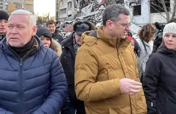 Анналена Бербок в Харькове / Jörg Blank/dpa
