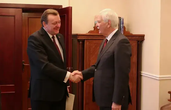 Сяргей Алейнік і Барыс Грызлоў
