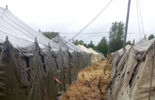 Палявы лагер пад Асіповічамі / t.me/news_sirena/
