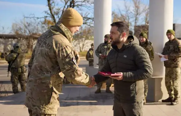 Белорусский доброволец и президент Украины / t.me/V_Zelenskiy_official
