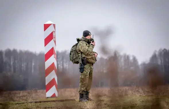 На польско-белорусской границе / https://twitter.com/Straz_Graniczna
