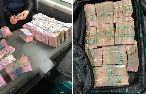 Мільёны, затрыманыя на мяжы Украіны / t.me/DPSUkr/
