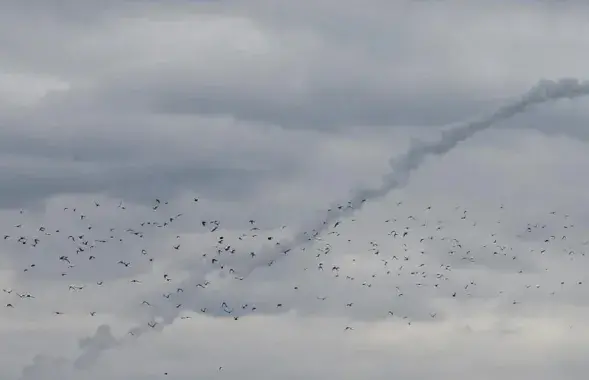 Во время ракетной атаки / Reuters
