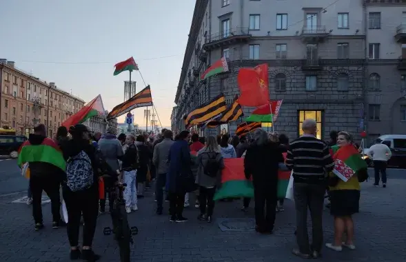 Pro-government march in Minsk / Euroradio