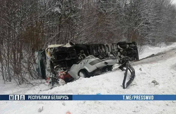 Смертельная авария под Лиозно / t.me/pressmvd​