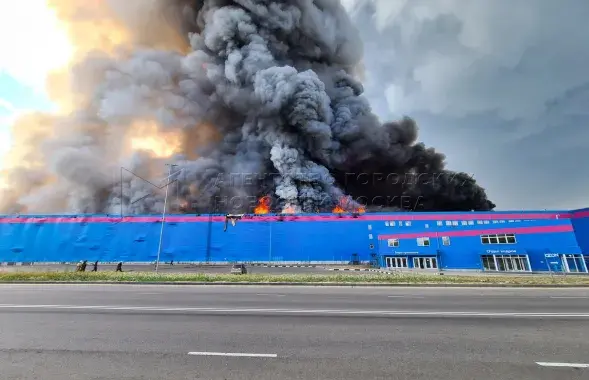 Пожар на складе Ozon / агентство городских новостей "Москва"​