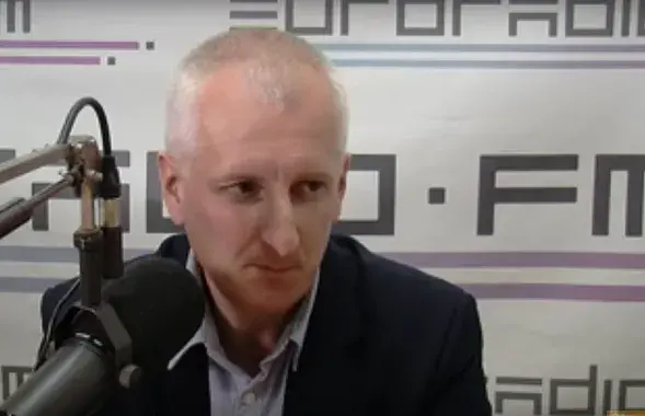 Андрей Бондаренко в студии Еврорадио / Фото из архива​