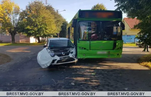 ДТП в Барановичах / brest.mvd.gov.by​