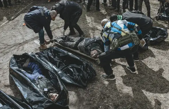 Украінская Буча пасля сыходу расіян, 2022 год / Еўрарадыё, архіўнае фота
