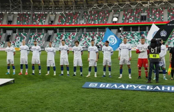 Футболисты &quot;Динамо&quot; перед матчем с &quot;Неманом&quot;&nbsp; @fc_dinamominsk​