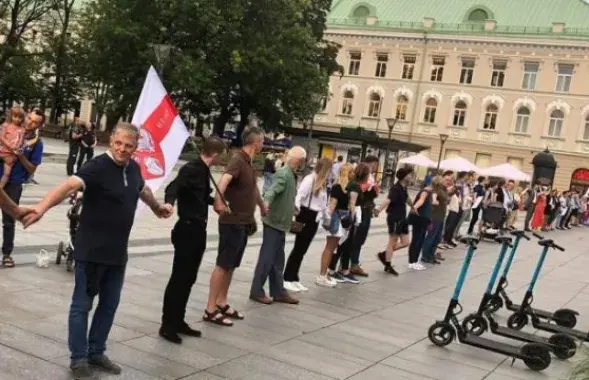 Участники акции в Вильне / Facebook