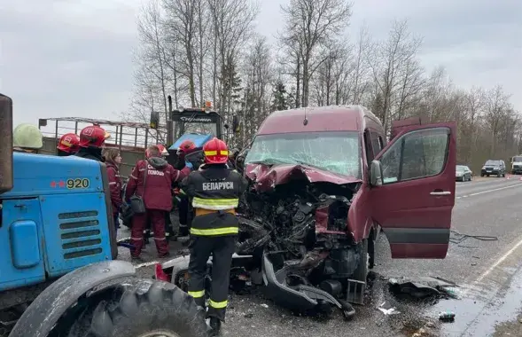 Авария под Бобруйском / УВД Могилевского облисполкома
