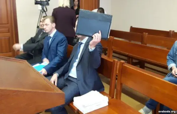 Представители МВД в суде. Фото: svaboda.org​