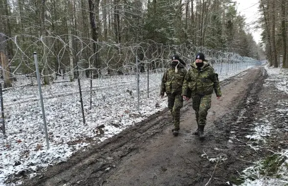 Супрацоўніцы Памежнай службы Польшчы /&nbsp;twitter.com/Straz_Graniczna