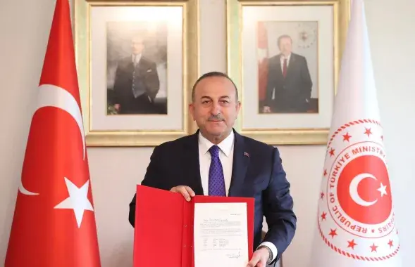 Документ в ООН / twitter.com/MevlutCavusoglu