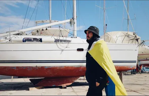 Пётр Канапля, валанцёр з Адэсы, на беразе Чорнага мора / NewsMaker