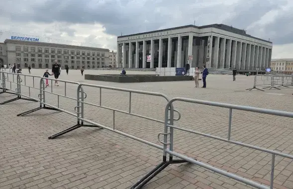 Октябрьская площадь в Минске / Из архива Еврорадио​