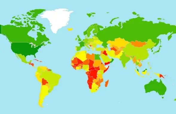 Belarus is safe enough (Global Cybersecurity Index map).