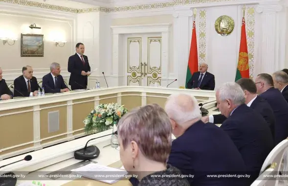 Аляксандр Лукашэнка сабраў нараду па інтэграцыі з Расіяй /&nbsp;president.gov.by
