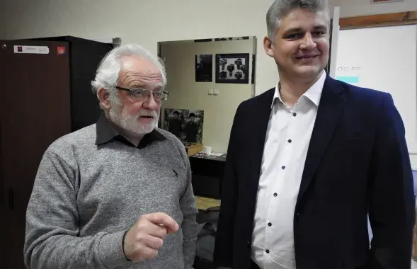 Владимир Мацкевич и Юрась Губаревич / Мария Войтович, Еврорадио
