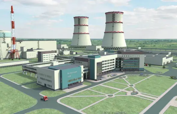 Belarusian NPP model. Photo: BELTA