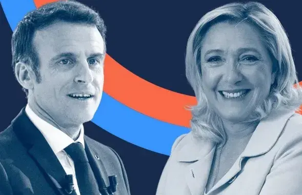 Эммануэль Макрон и Марин Ле Пен / lefigaro.fr