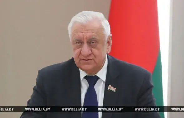 Council of the Republic head Mikhail Myasnikovich. Photo: BELTA