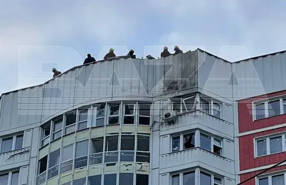 Один из беспилотников залетел в квартиру многоэтажки /&nbsp;Svaboda.org
