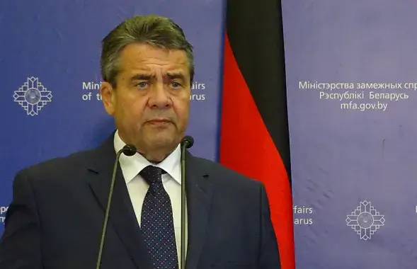 German Foreign Minister Sigmar Gabriel in Minsk on 17 November 2017. Photo: Zmicier Lukashuk&nbsp;(Euroradio).