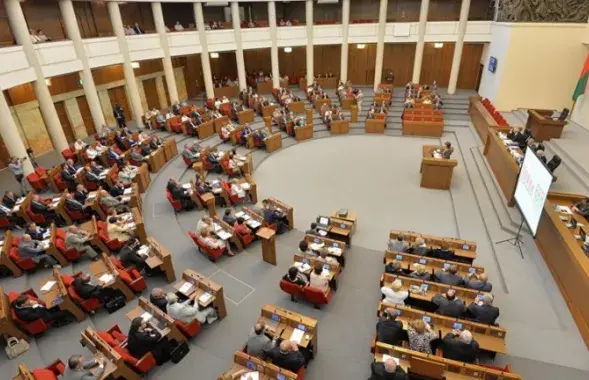 The Oval Hall in Belarusian parliament. Photo: house.gov.by