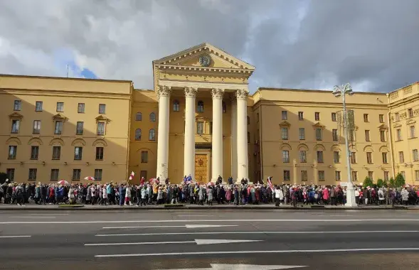 March of pensioners in Minsk on October 19 / Photo: Euroradio​