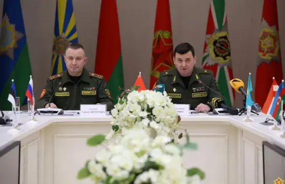Брыфінг Мінабароны па вучэннях "Захад-2021" / Міністэрства абароны​