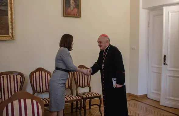 Светлана Тихановская и Казимеж Ныч / t.me/viacorka
