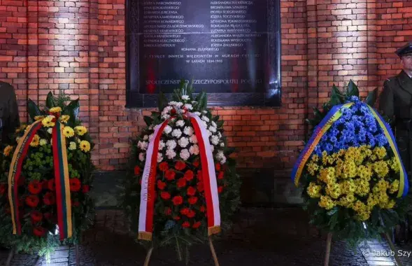 Урачыстасці з нагоды 160-годдзя Паўстання Каліноўскага ў Варшаве / фота KPRP
