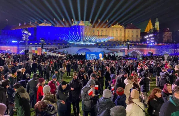 Выступление Джо Байдена в Варшаве / Euroradio
