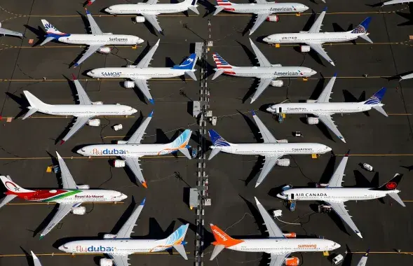 Boeing 737 MAX на&nbsp;Boeing Field в Сиэтле / Reuters