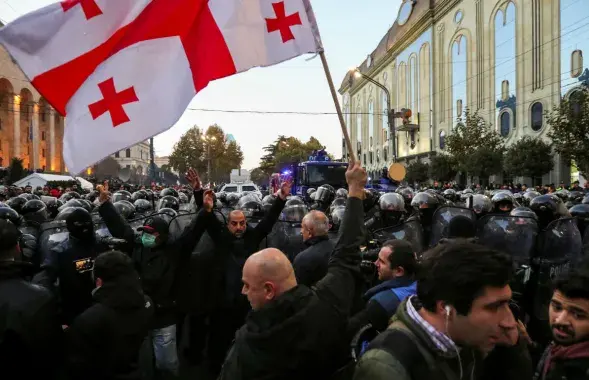 Уличное противостояние в Тбилиси / Reuters