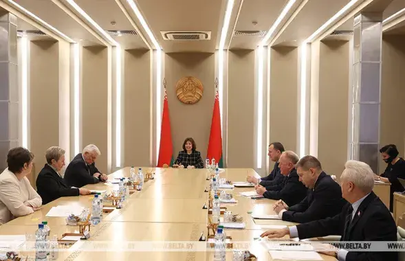Пасяджэнне Савета старэйшын пры Савеце Рэспублікі / з архіву БЕЛТА​