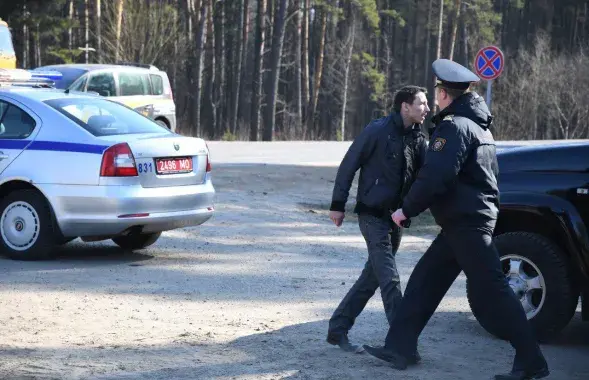 Задержание Дениса Урбановича / Еврорадио​