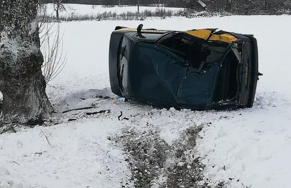 Авария в Витебском районе / УГАИ УВД Витебского облисполкома