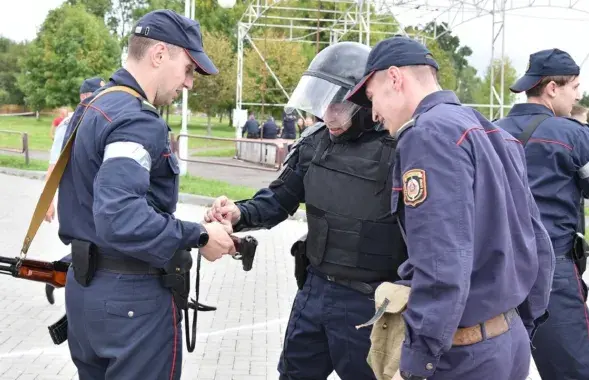 Милиционеры из Гродненской области