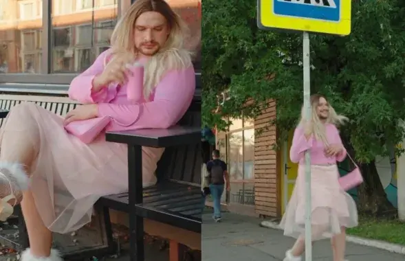 Скрыншот рэкламнага роліка сеткі крам "Мегатоп"