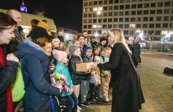 Аляксей Талай зноў прывёз дзяцей з акупаванай Расіяй тэрыторыі Украіны