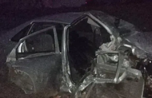 На месте аварии