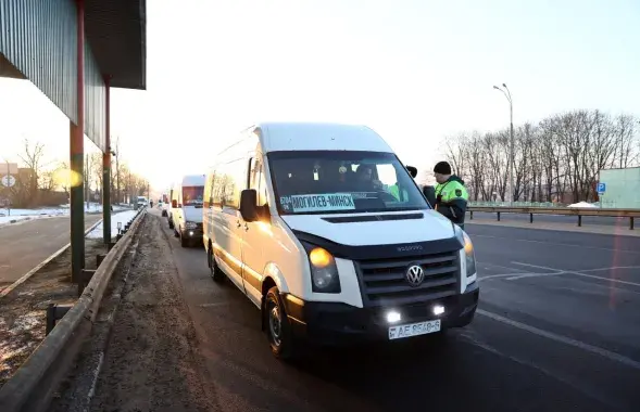 Хутка ў маршрутках усталююць тэрміналы
