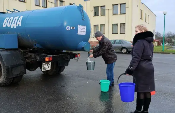 Для людей организовали подвоз воды (иллюстративное фото)