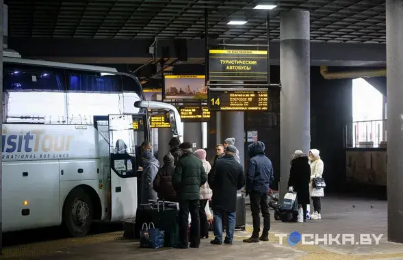 На аўтавакзале ў Мінску