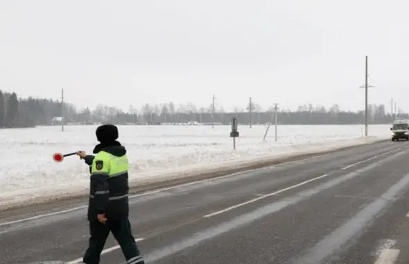 Працуе транспартная інспекцыя