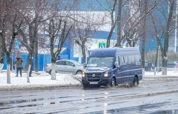 Маршрутка в Борисове (иллюстративное фото)