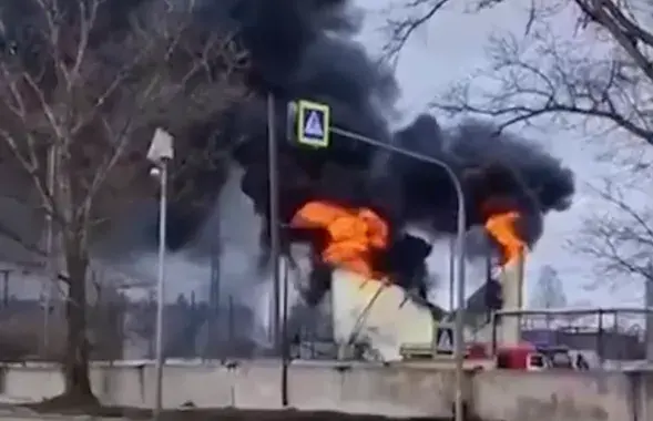 Пожар на горно-обогатительном комбинате в Курской области&nbsp;
